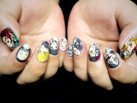 鬼滅の刃ネイル