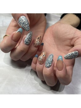 フローステラ(FlosTeLLa)/ツイードネイル