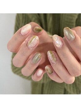 リノ 大阪本町店(lino)/チェックネイル