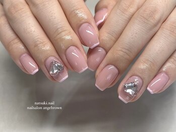 アンジュブラウン(angebrown)/フレンチnail【059】