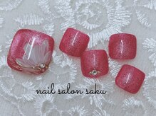 サク(saku)/6月のフット定額デザイン