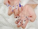 ロングネイル　クリアネイル