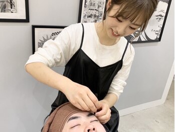 【まつげパーマ×眉毛アイブロウ×パリジェンヌ】via fiio 大阪豊中店の写真/メンズ美眉専門店で脱ボサ眉&モテ眉に☆【美眉アイブロウ眉WAXスタイリング￥2980】[豊中/メンズ眉毛]