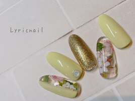 フラワープリントネイル☆