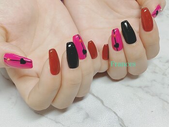 フランセス(Frances)/バレンタインネイル