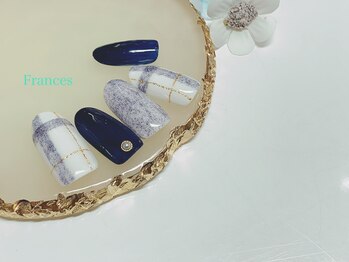 フランセス(Frances)/新作　ファーチェック柄