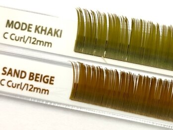 ミニョンアイラッシュデザインサロン 北花田店/フラットマットラッシュカラー♪