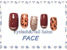 アイラッシュアンドネイルサロン フェイス(Eyelash&NailSalon FACE)/ハンド定額ネイル　￥6.500