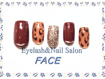 アイラッシュアンドネイルサロン フェイス(Eyelash&NailSalon FACE)/ハンド定額ネイル　￥6.500