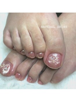 シンプルフットネイル