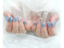 ヴリエ 小作店(VURIE)/マグネット×埋め尽くしネイル