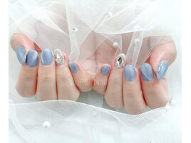 マグネット×埋め尽くしネイル
