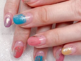 塗りかけネイル☆