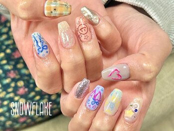 スノーフレーク(Snowflake)/持ち込みアート8本¥9000~