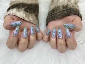 ミクス バイ キングジム(Mxx by KingGYM)/ワンカラー/緑ストーン¥8000