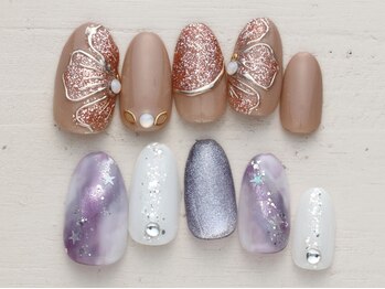 ネイルミックス 池袋店(Nail Mix)の写真/【5990円★トレンドコース(60分)】周りと差がつく最旬ネイル!毎月変わるデザインは9種類（新作6/1～）/池袋
