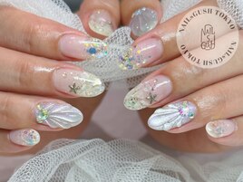 人魚の鱗/シェルネイル