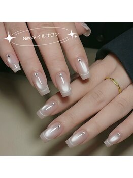 ニコ 船橋店(Niko)/オンブレフレンチ / 冬ネイル 