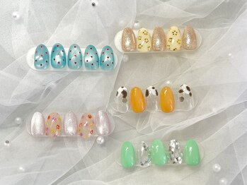 クラム(C.lam)の写真/「安いのに可愛い」が叶う！選べる５種の定額ネイル４９８０円。お会計が分かりやすいから初めてでも安心♪