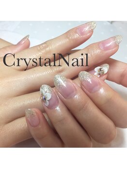 クリスタルネイル ボンベルタ橘店(CRYSTAL NAIL)/ラメグラデーション