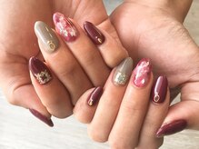 アミネイルズ(AmiNails)/ボルドーネイル♪