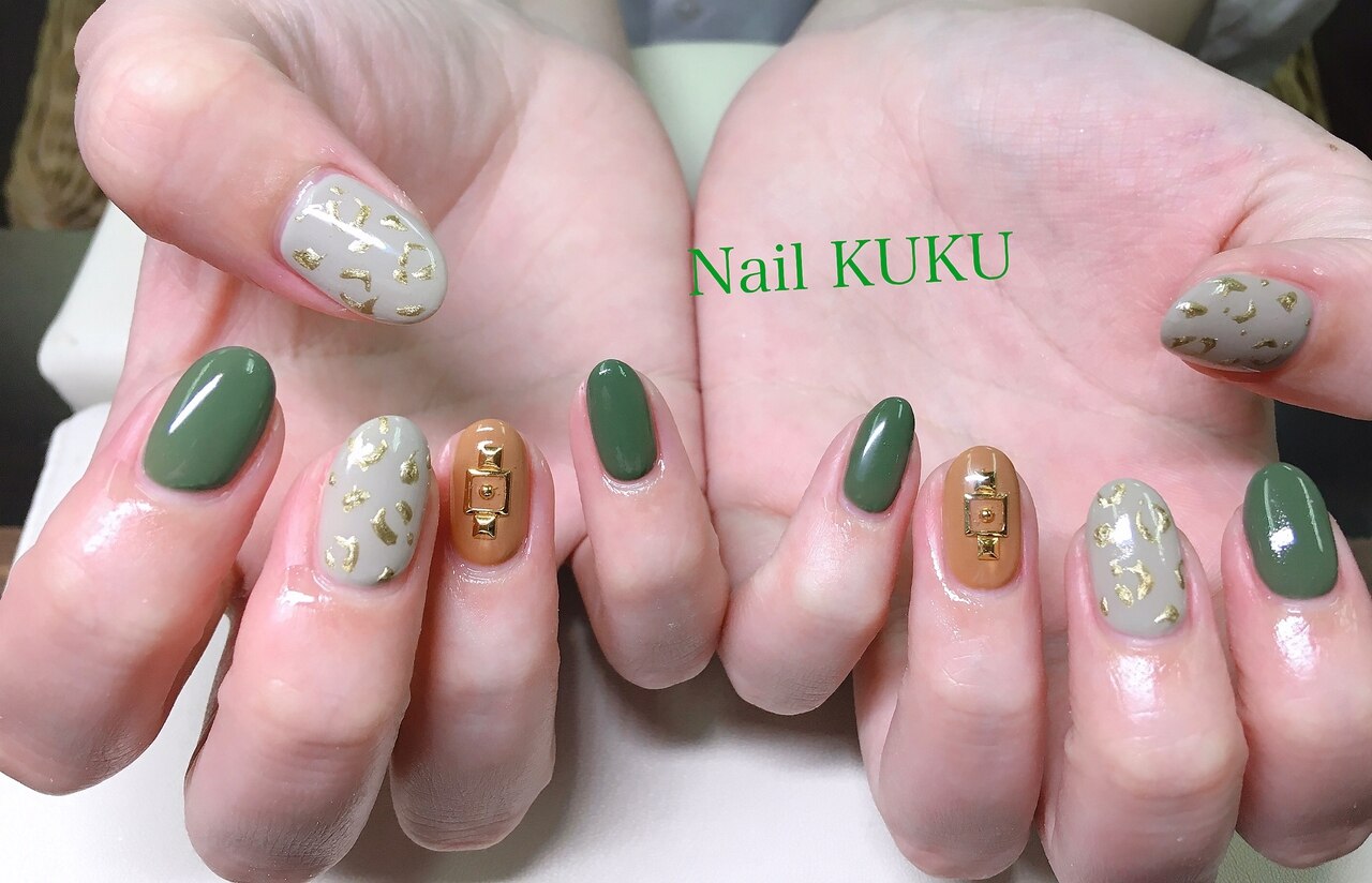 No.721 ヒョウ柄×メタリック