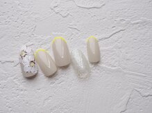 カトルナフ(quatre fois neuf)/手描きおはなの細フレンチ