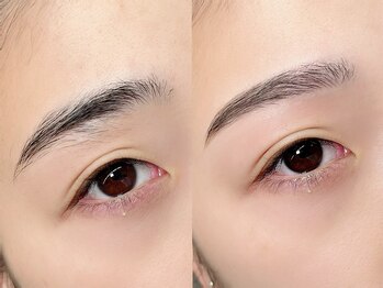 チルアンドアイ 千葉駅前店(Chill&Eye)/美眉スタイリング/BeforeAfter