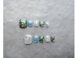 ニュアンスミラーネイル☆