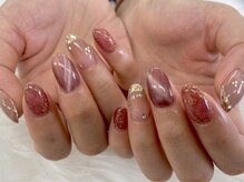 ディーネイル 池袋(D-nail)/【山崎】秋デザコン4番