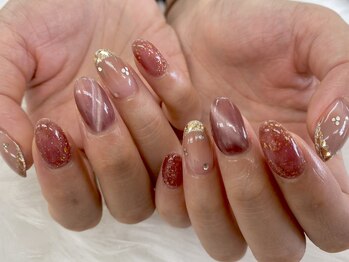 ディーネイル 池袋(D-nail)/【山崎】秋デザコン4番