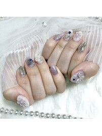 成人式ネイル♪