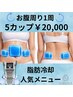 【最短で効果あり】脂肪冷却 お腹1周を5カップで強烈アプローチ！￥40,000→