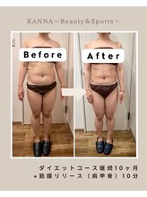 カンナ(KANNA)/40代　女性　産後ダイエット