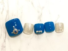 ミンクスタイル 浜松町店/【フット】ターコイズネイル