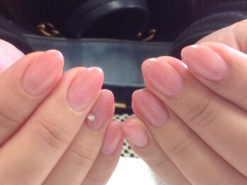 パラジェル登録サロン バランス シンプルネイル&アイラッシュ 新田東店(balance)/ピンクネイル