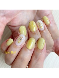 水彩パレットネイル