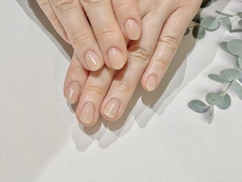 ちゅるんとワンカラーネイル