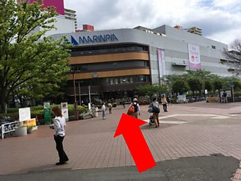 たいじ整体/稲毛海岸駅からお店まで　１