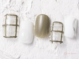 カーキチェック¥10550