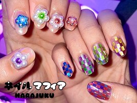 お花/ホログラム/キラキラ