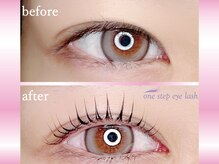 ワンステップアイラッシュ 三島店(one step eyelash)/パリジェンヌ風 Lカール