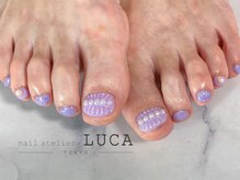 ネイルアトリエルカ(nail atelier LUCA)/M-817 大人可愛いプリーツネイル
