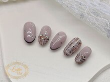 ラスターネイル(Luster nail)/ツイードスキニーフレンチ◎