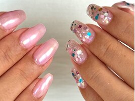 ちぐはぐY2Kネイル