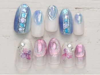 ネイルミックス 池袋店(Nail Mix)の写真/【5990円★トレンドコース(60分)】何度行っても納得のコスパ♪最旬ネイルならNailMixに!（新作6/1～）/池袋