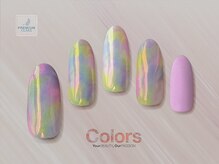 カラーズ荻窪 ネイルラウンジ(Colors Ogikubo Nail Lounge)/パステルニュアンス×オーロラ