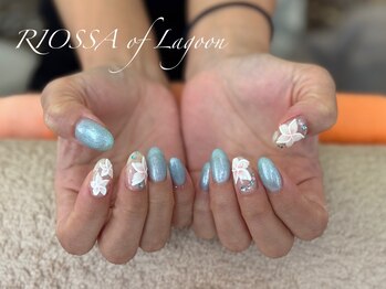 リオッサ オブ ラグーン(RIOSSA of Lagoon)/プルメリアネイル
