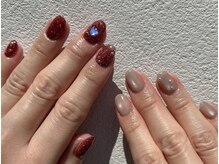 ソリッドカラー(solid color)/hand nail