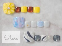 シェアー Share 元町の雰囲気（春フットネイルもおすすめです！）